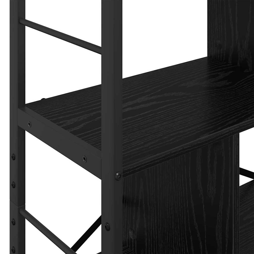 Könyvespolc 7 szintes 75 x 30 x 123,5 cm Szerelt Fa