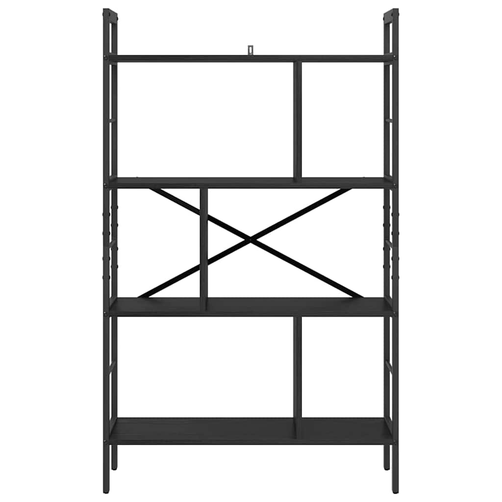 Könyvespolc 7 szintes 75 x 30 x 123,5 cm Szerelt Fa