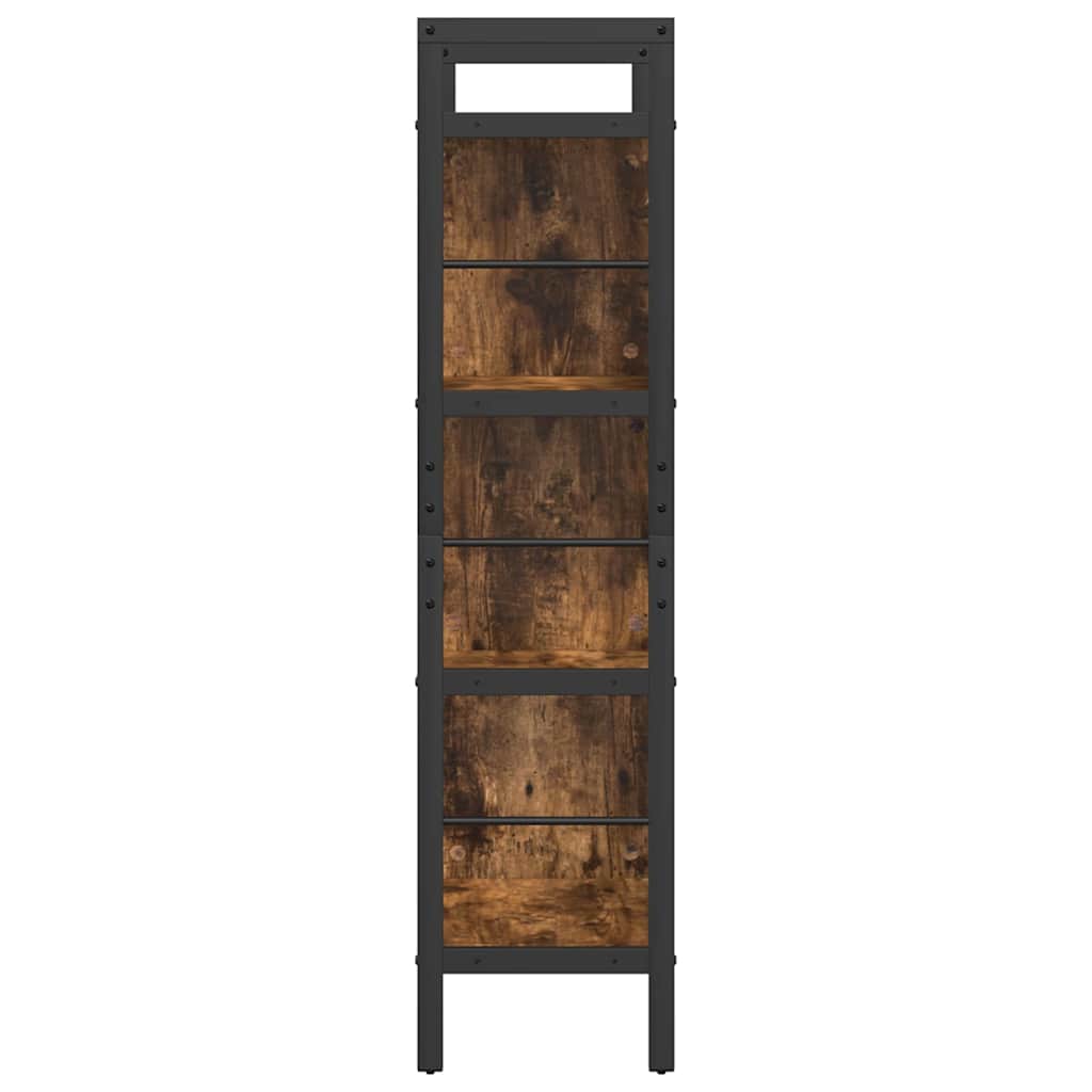 Könyvespolc 7 szintes 75 x 30 x 123,5 cm Szerelt Fa