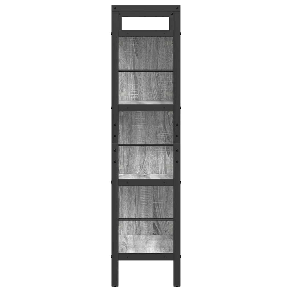 Könyvespolc Szürke Sonoma 75 x 30 x 123,5 cm Faanyag