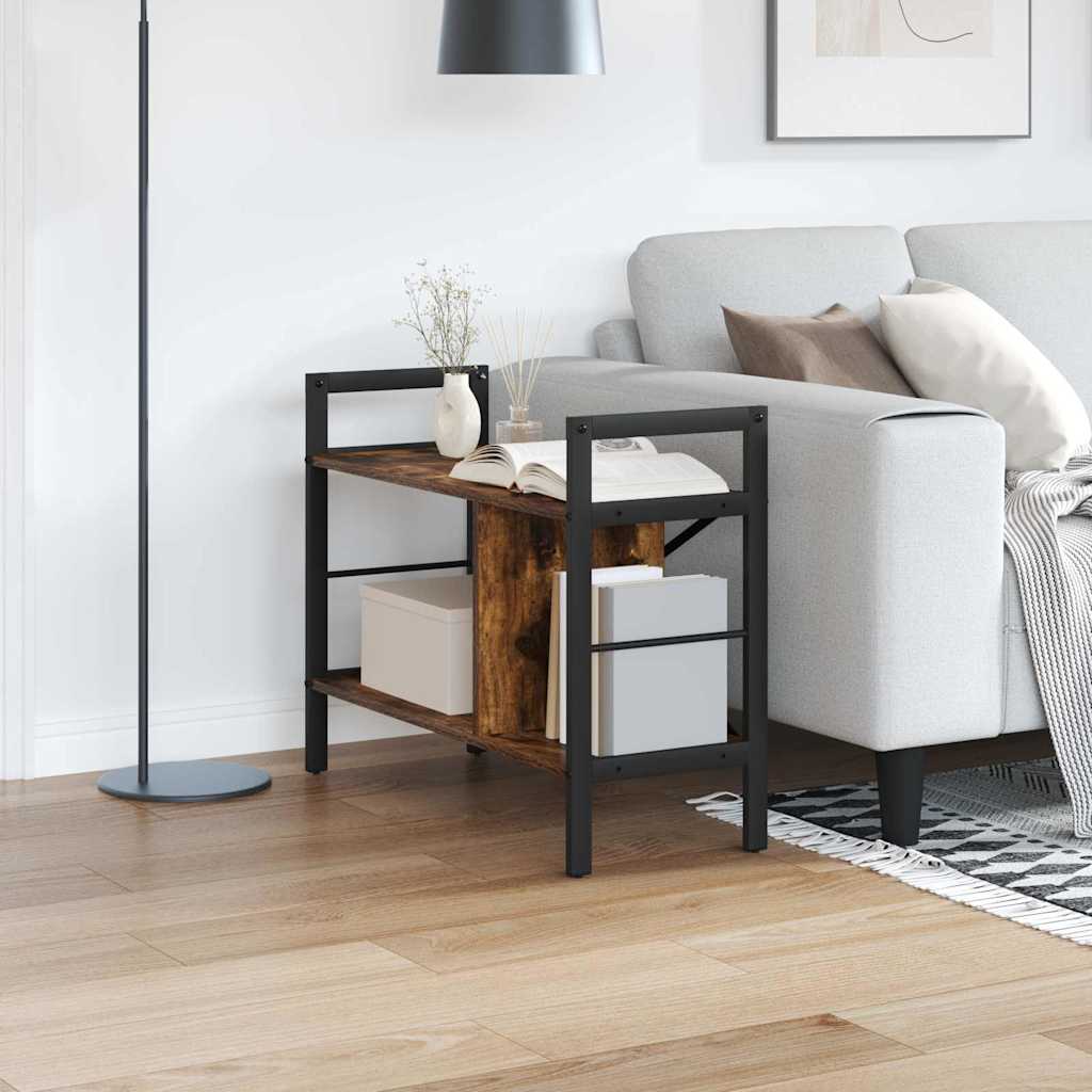 Könyvespolc 3 szintes 75 x 30 x 58,5 cm Szerelt Fa