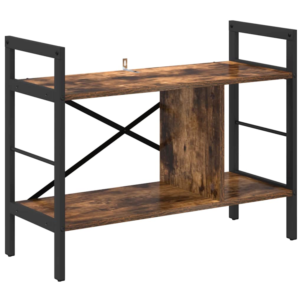 Könyvespolc 3 szintes 75 x 30 x 58,5 cm Szerelt Fa