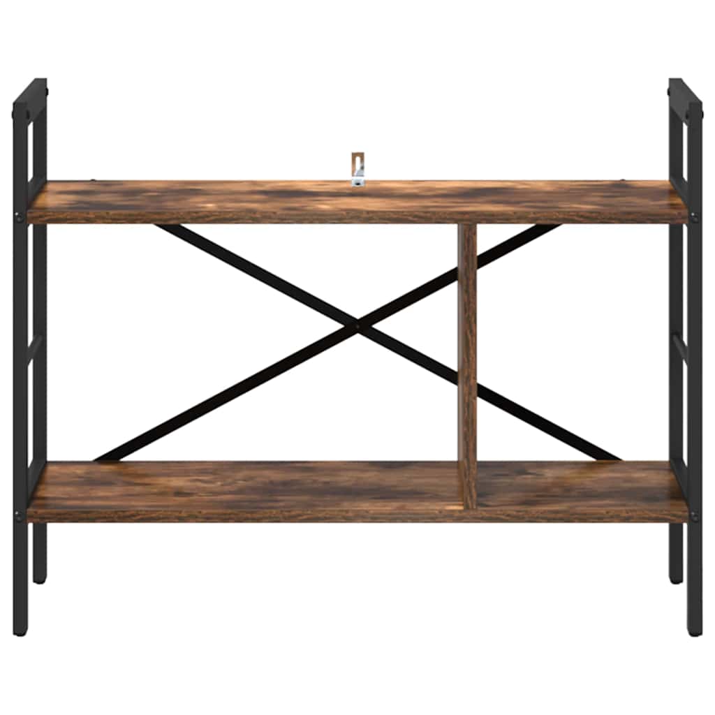 Könyvespolc 3 szintes 75 x 30 x 58,5 cm Szerelt Fa