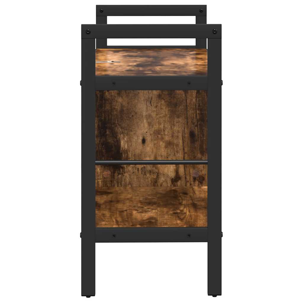 Könyvespolc 3 szintes 75 x 30 x 58,5 cm Szerelt Fa