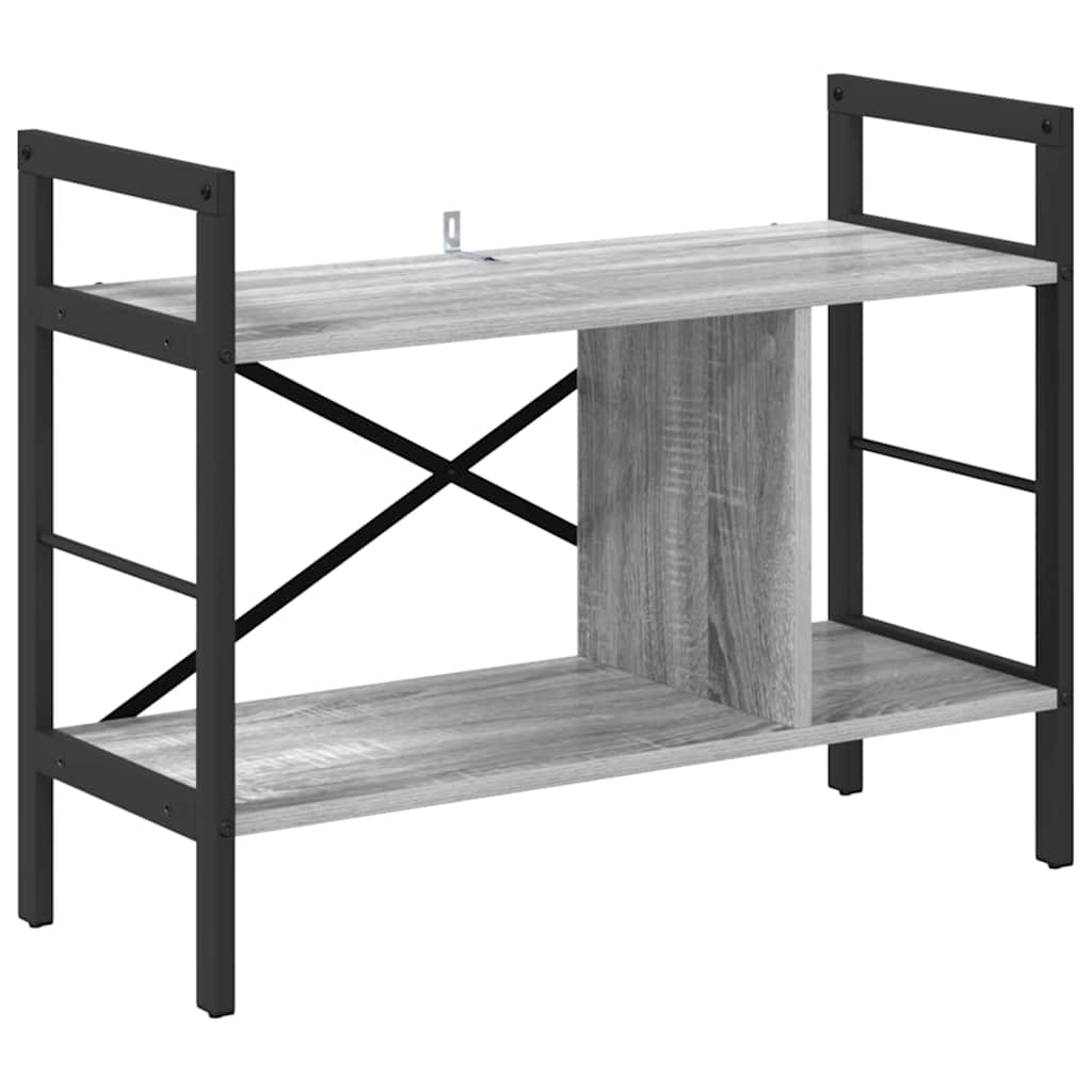 Könyvespolc 3 szintes 75 x 30 x 58,5 cm Szerelt Fa