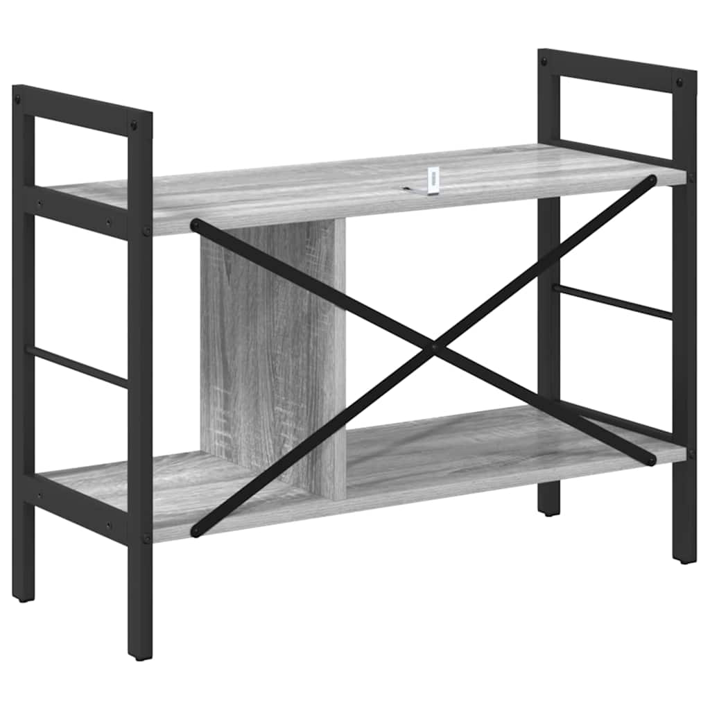 Könyvespolc 3 szintes 75 x 30 x 58,5 cm Szerelt Fa