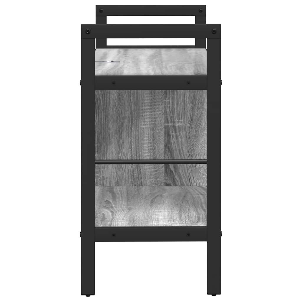 Könyvespolc 3 szintes 75 x 30 x 58,5 cm Szerelt Fa