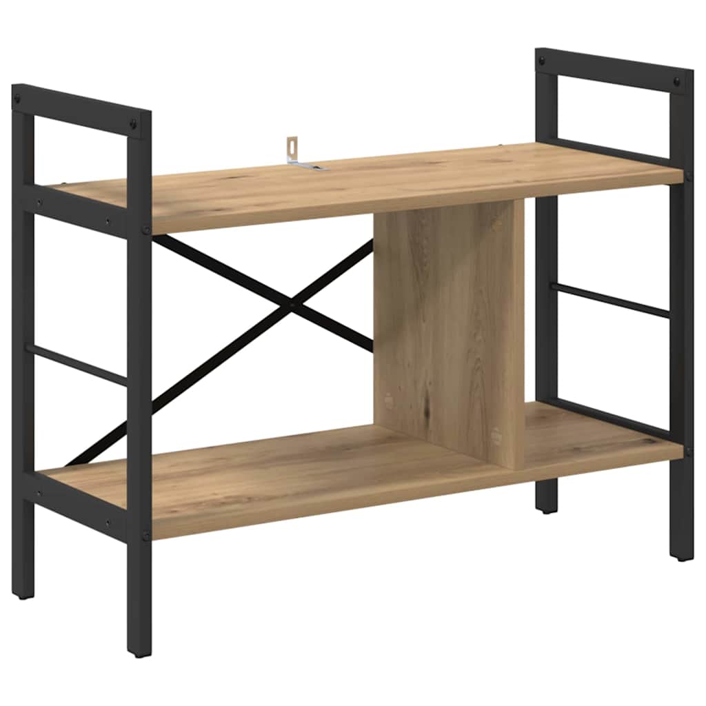Könyvespolc 3 szintes 75 x 30 x 58,5 cm Szerelt Fa