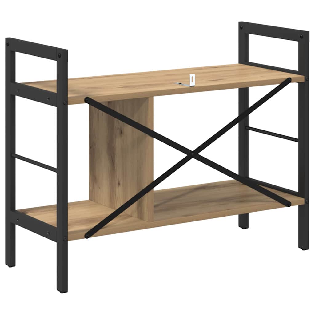 Könyvespolc 3 szintes 75 x 30 x 58,5 cm Szerelt Fa