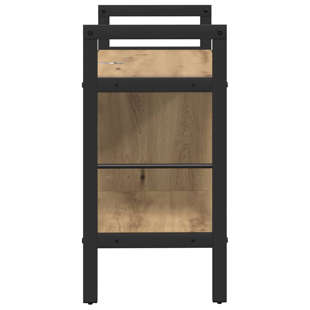 Könyvespolc 3 szintes 75 x 30 x 58,5 cm Szerelt Fa