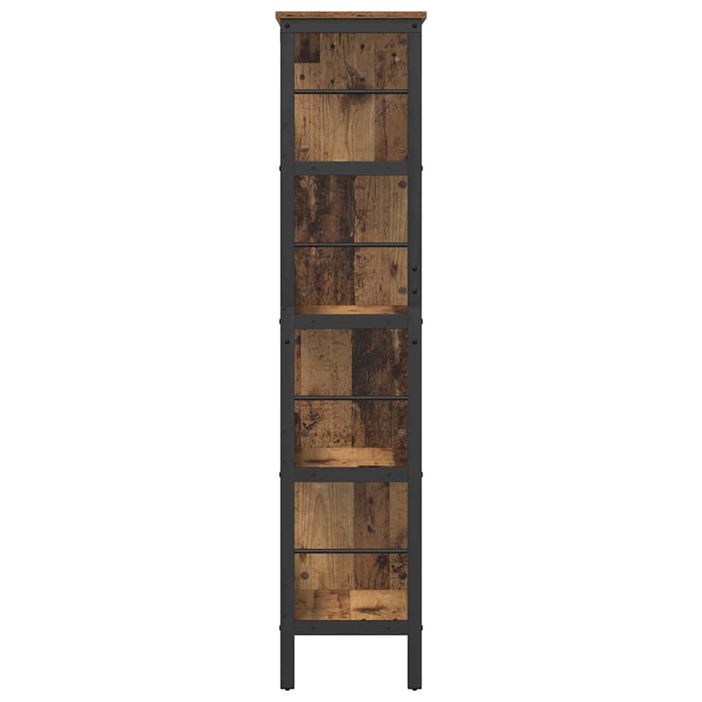 Könyvespolc 8 szintes 82 x 32 x 144,5 cm Szerelt Fa Öreg fa