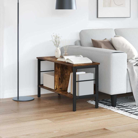 Könyvespolc Füstölt tölgy 82 x 32 x 47 cm Faanyag