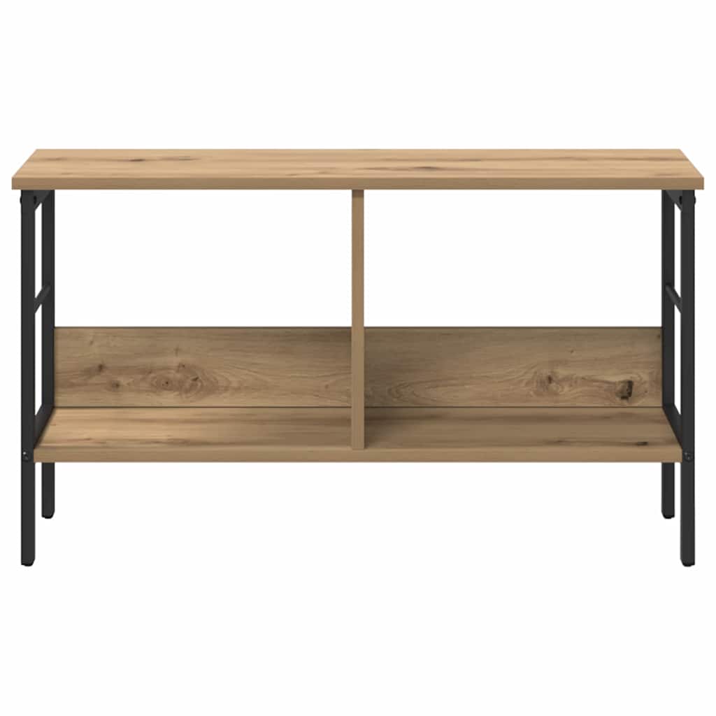 Könyvespolc 2 szintes 82 x 32 x 47 cm Faanyag Artisan tölgy