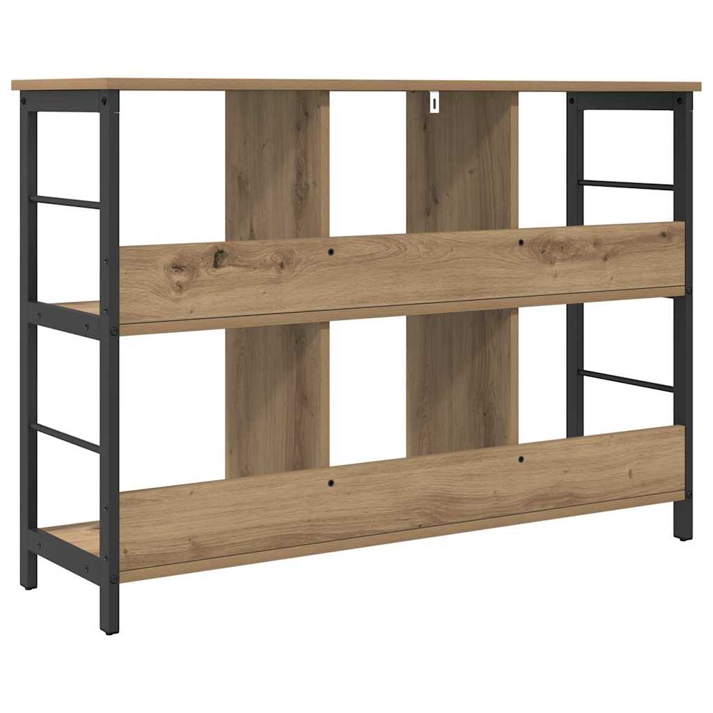 Könyvespolc 6 szintes 102 x 32 x 72,5 cm Szerelt Fa