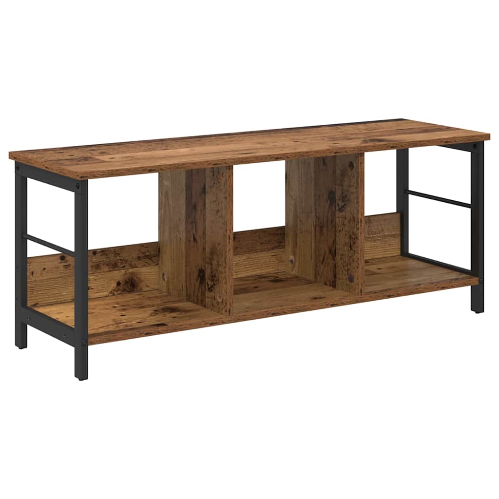 Könyvespolc 3 szintes 102 x 32 x 40,5 cm Szerelt Fa Öreg fa