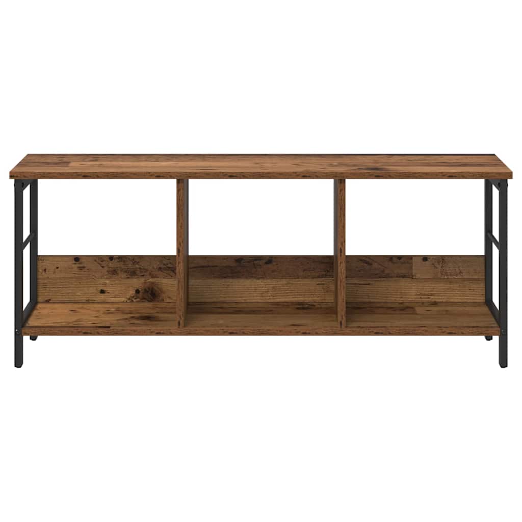 Könyvespolc 3 szintes 102 x 32 x 40,5 cm Szerelt Fa Öreg fa