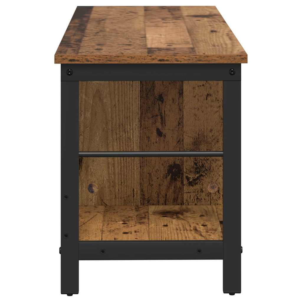 Könyvespolc 3 szintes 102 x 32 x 40,5 cm Szerelt Fa Öreg fa
