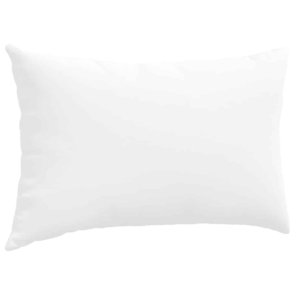Kanapé párnák 2 pcs Fehér 50 x 30 cm szövet