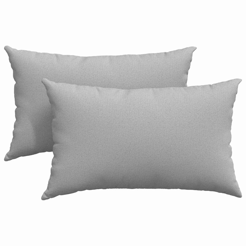 Kanapé párnák 2 pcs Felhőszürke 50 x 30 cm szövet