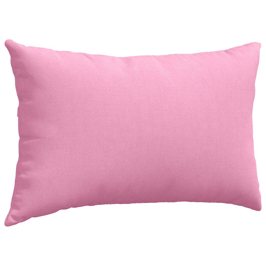 Kanapé párnák 2 pcs Rózsaszín 50 x 30 cm szövet
