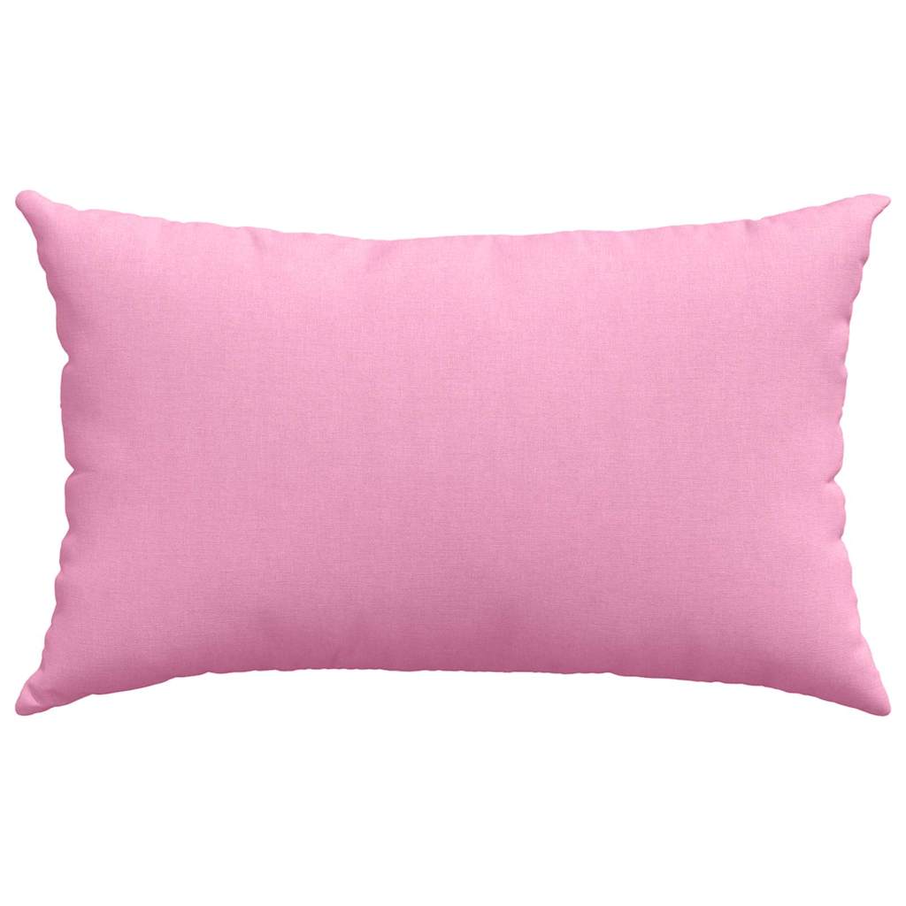Kanapé párnák 2 pcs Rózsaszín 50 x 30 cm szövet