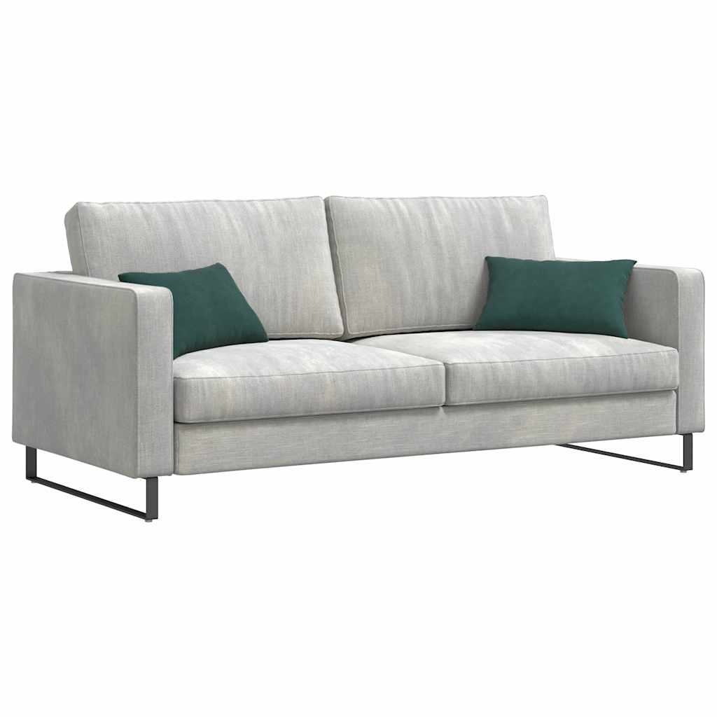 Kanapé párnák 2 pcs Sötétzöld 50 x 30 cm Bársonyos szövet