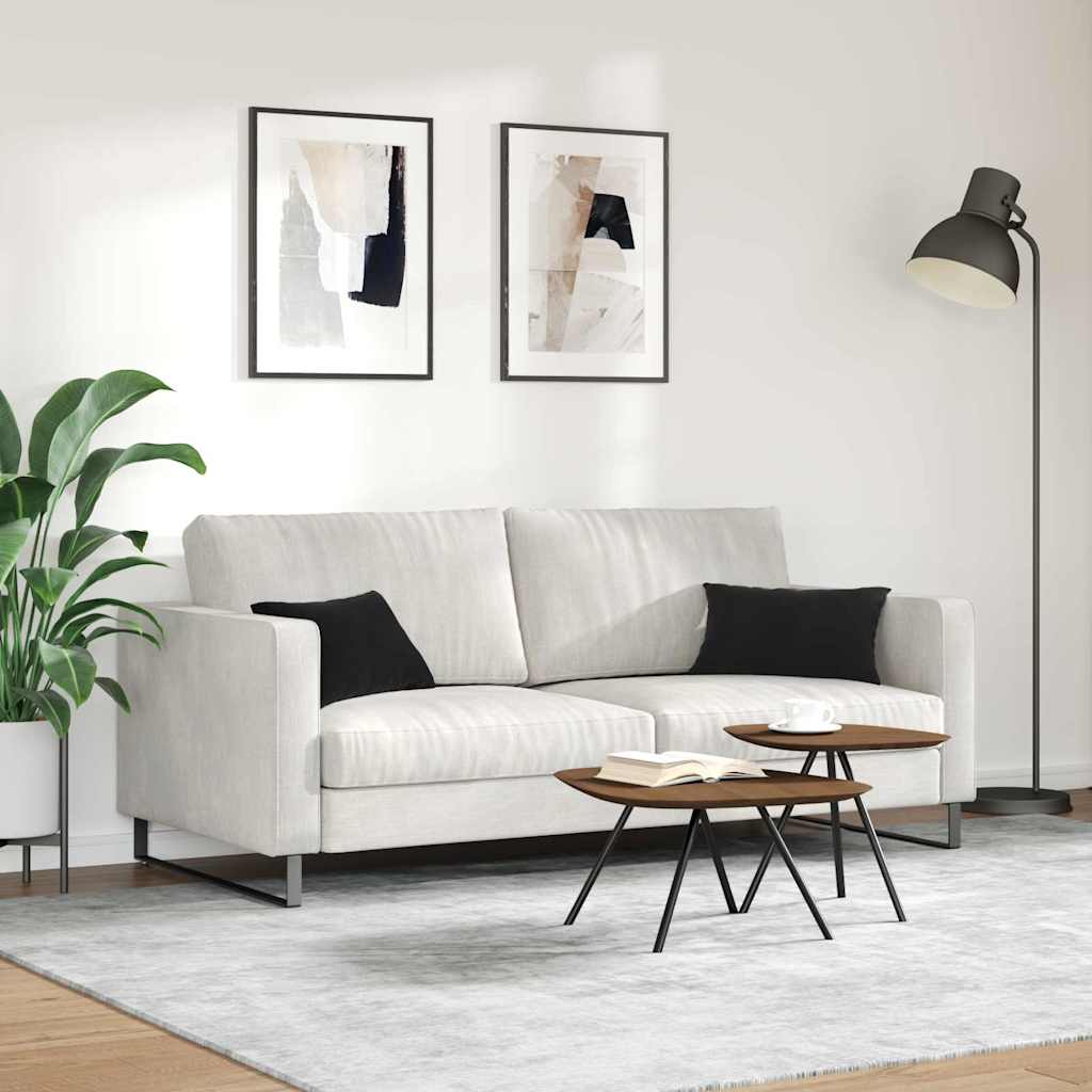 Kanapé párnák 2 pcs Fekete 50 x 30 cm Bársonyos szövet