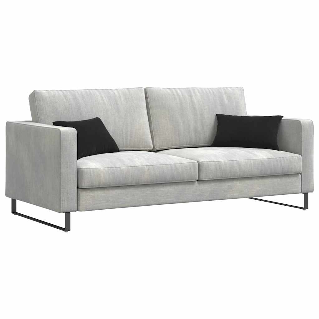 Kanapé párnák 2 pcs Fekete 50 x 30 cm Bársonyos szövet