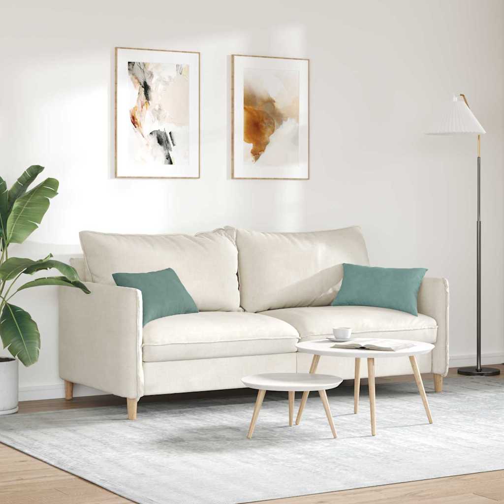 Kanapé párnák 2 pcs Tengeri Zöld 50 x 30 cm Bársonyos szövet