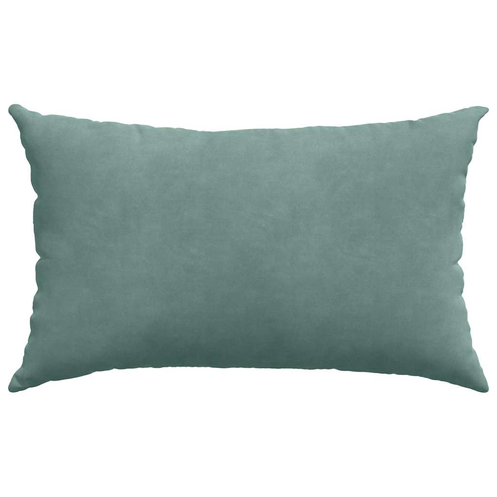 Kanapé párnák 2 pcs Tengeri Zöld 50 x 30 cm Bársonyos szövet