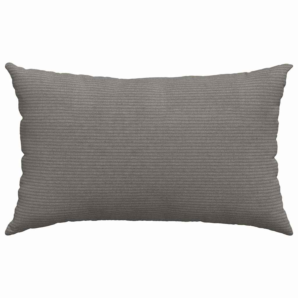 Kanapé párnák 2 pcs Világosszürke 50 x 30 cm Bársonyos szövet