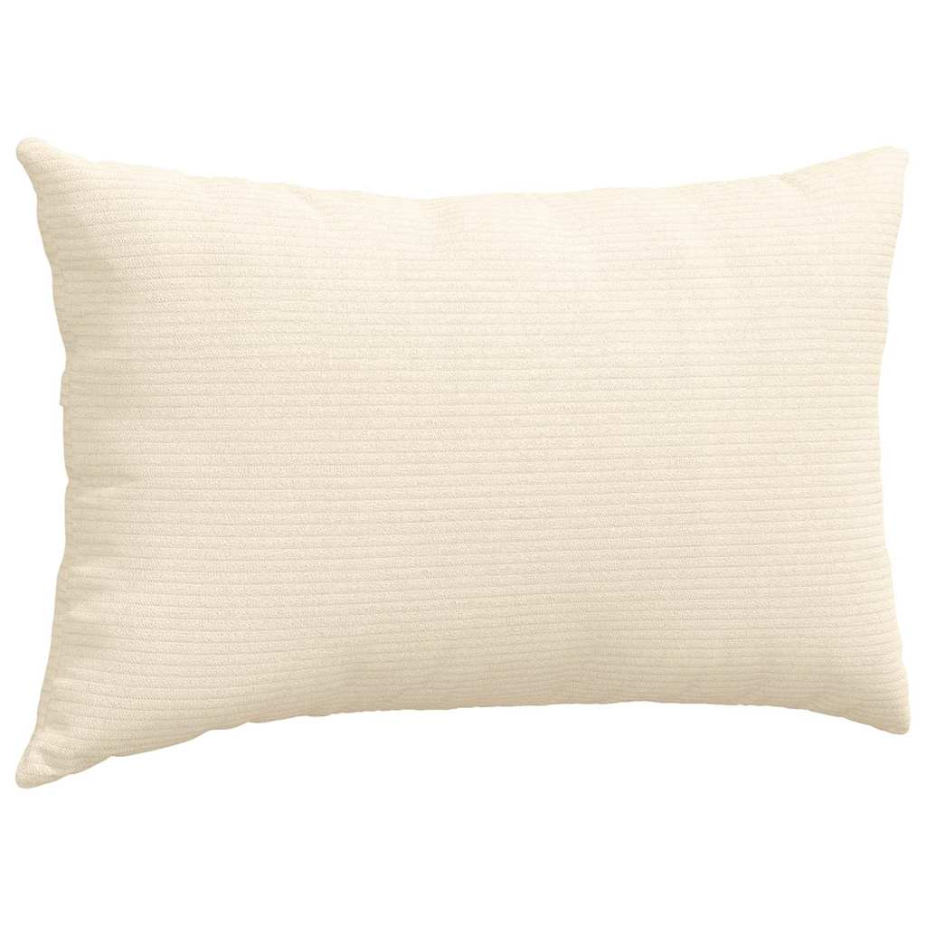 Kanapé párnák 2 pcs Krém 50 x 30 cm Bársonyos szövet