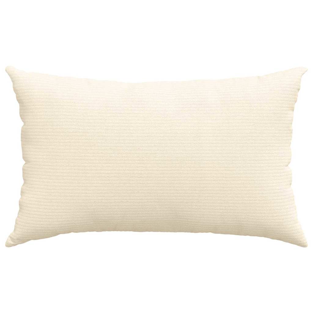 Kanapé párnák 2 pcs Krém 50 x 30 cm Bársonyos szövet