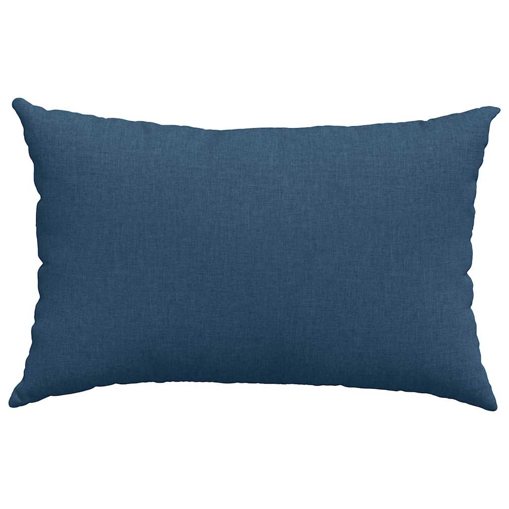 Kanapé párnák 2 pcs szövet Kék 60 x 40 cm