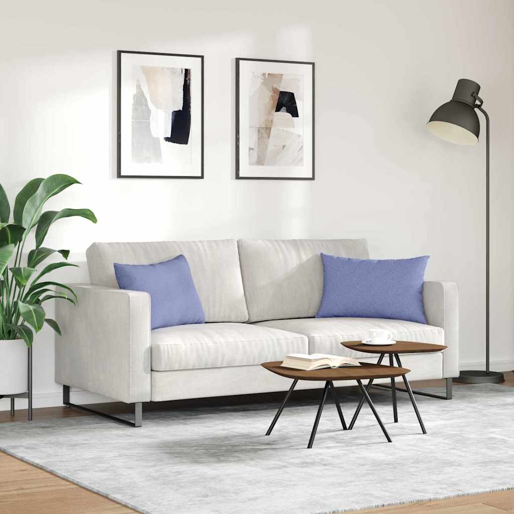 Kanapé párnák 2 pcs Farmerkék 60 x 40 cm szövet