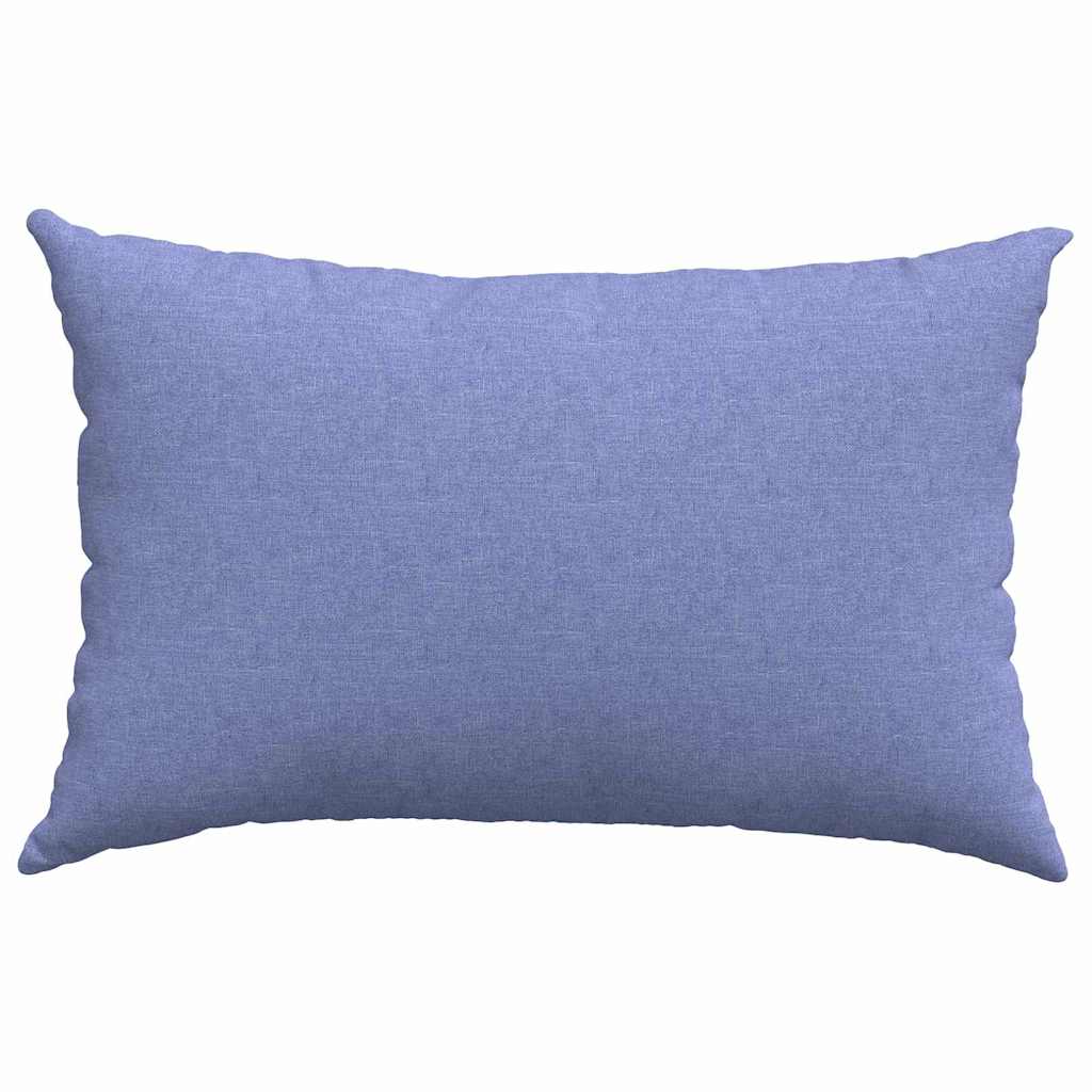 Kanapé párnák 2 pcs Farmerkék 60 x 40 cm szövet