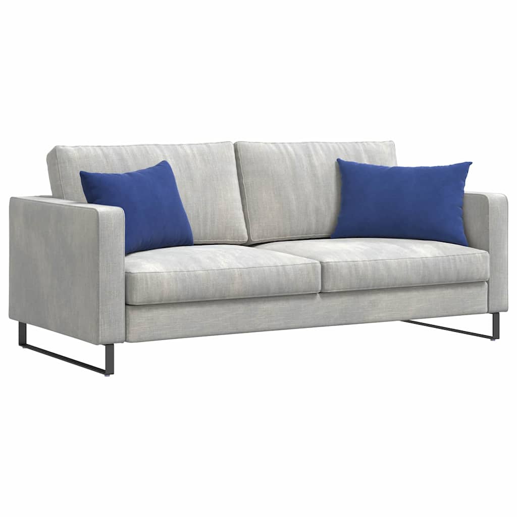 Kanapé párnák 2 pcs Rendőrségi kék 60 x 40 cm Bársonyos szövet