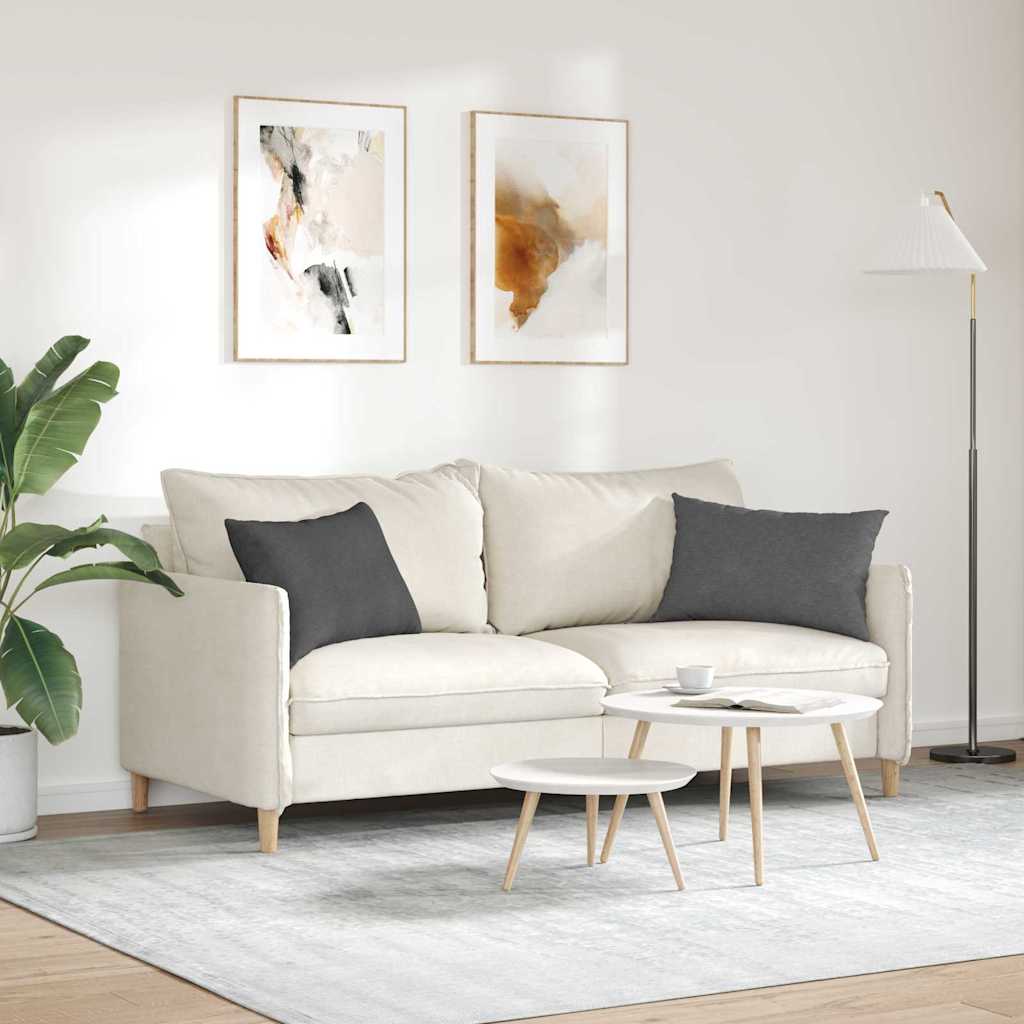 Kanapé párnák 2 pcs Sötétszürke 60 x 40 cm Bársonyos szövet