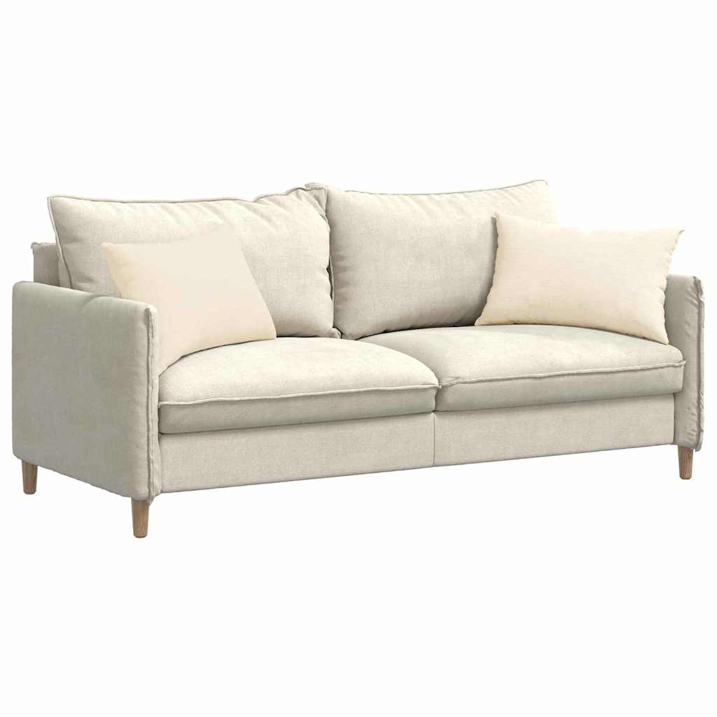 Kanapé párnák 2 pcs Krém 60 x 40 cm Bársonyos szövet
