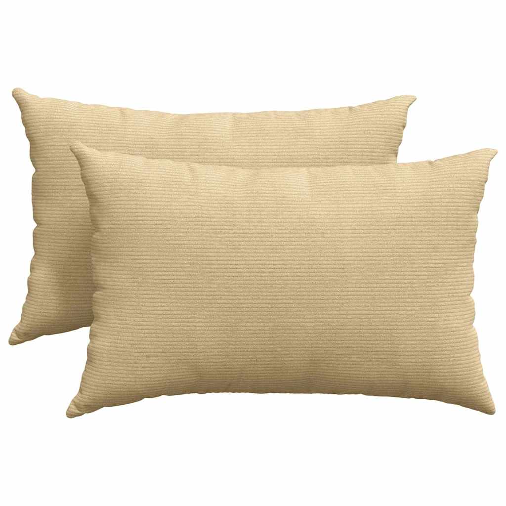 Kanapé párnák 2 pcs Szürke zöld 60 x 40 cm Bársonyos szövet