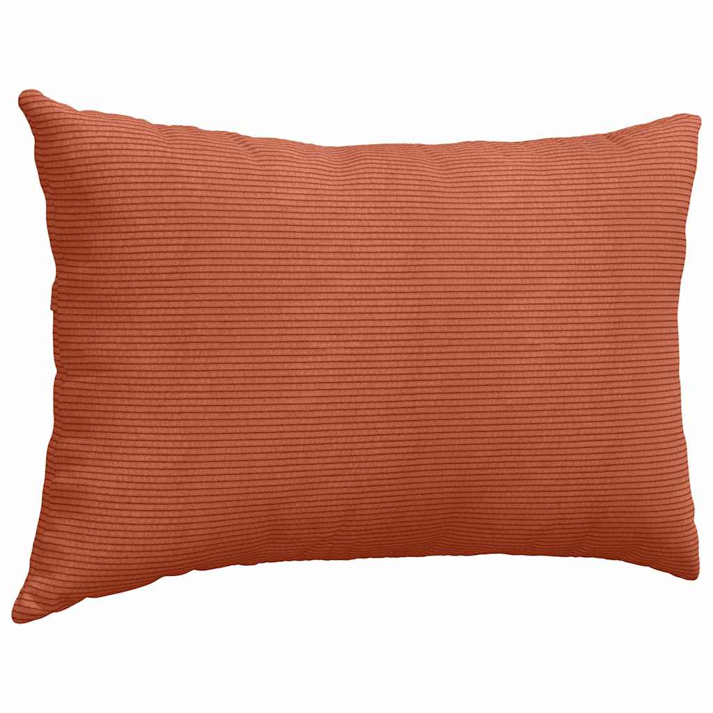 Kanapé párnák 2 pcs Piros Narancs 60 x 40 cm Bársonyos szövet