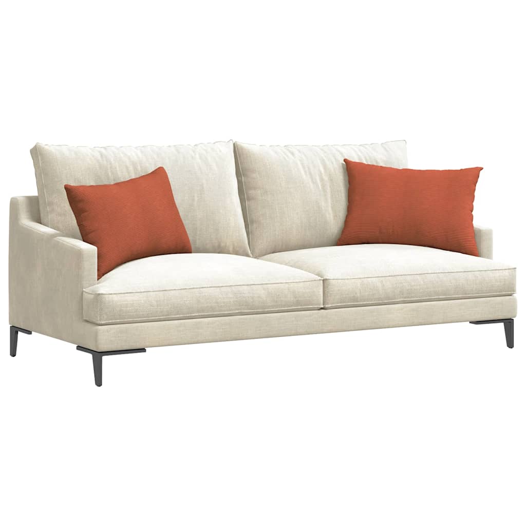 Kanapé párnák 2 pcs Piros Narancs 60 x 40 cm Bársonyos szövet