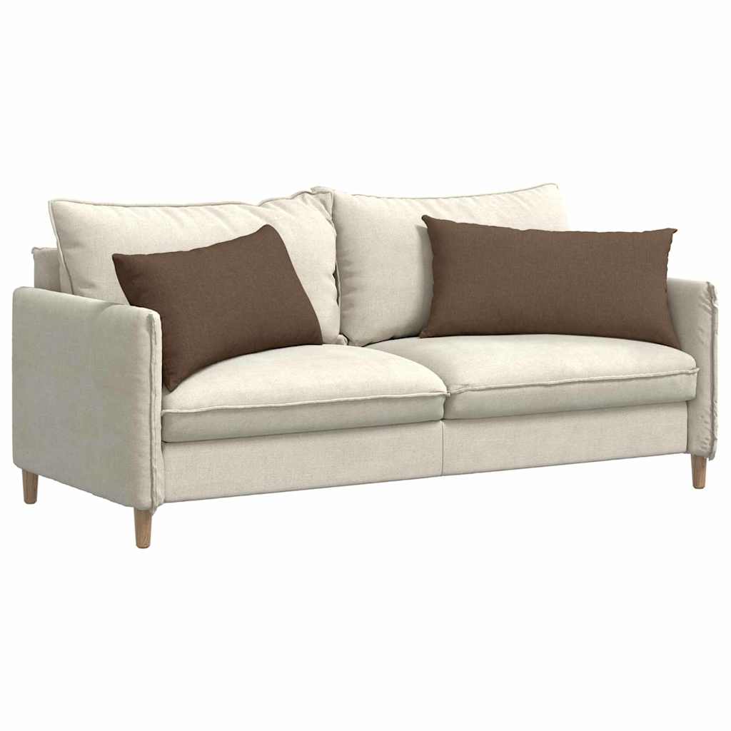 Kanapé párnák 2 pcs Barna 80 x 40 cm szövet