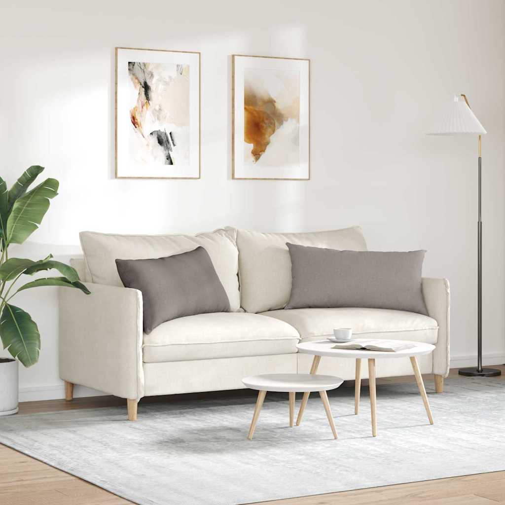 Kanapé párnák 2 pcs Tópszínű 80 x 40 cm szövet