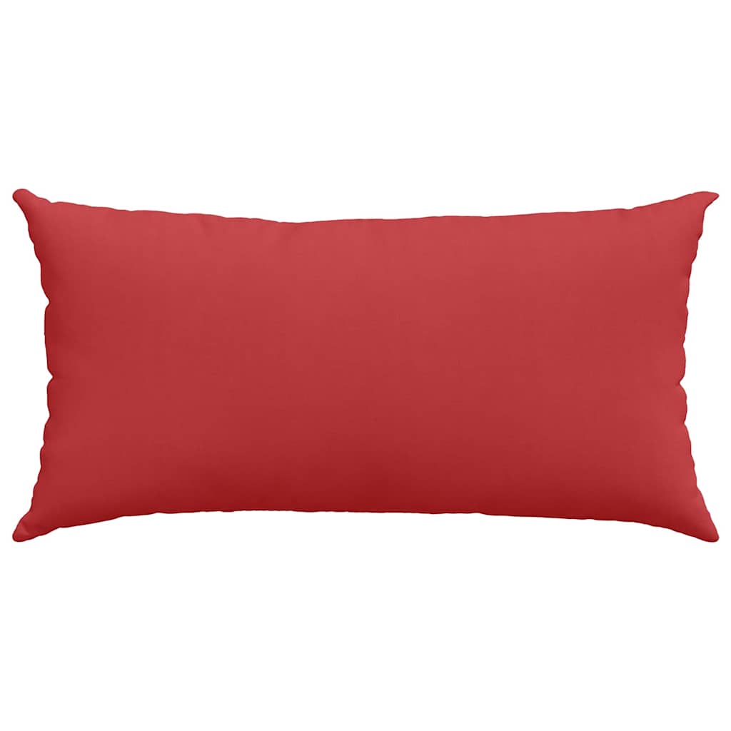Kanapé párnák 2 pcs Piros 80 x 40 cm szövet