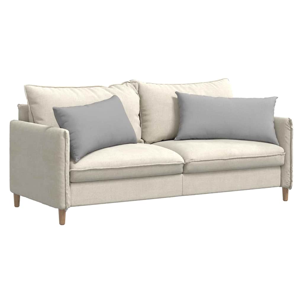 Kanapé párnák 2 pcs Felhőszürke 80 x 40 cm szövet