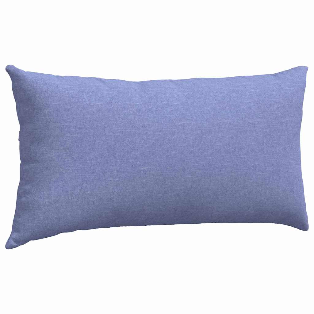 Kanapé párnák 2 pcs Farmerkék 80 x 40 cm szövet
