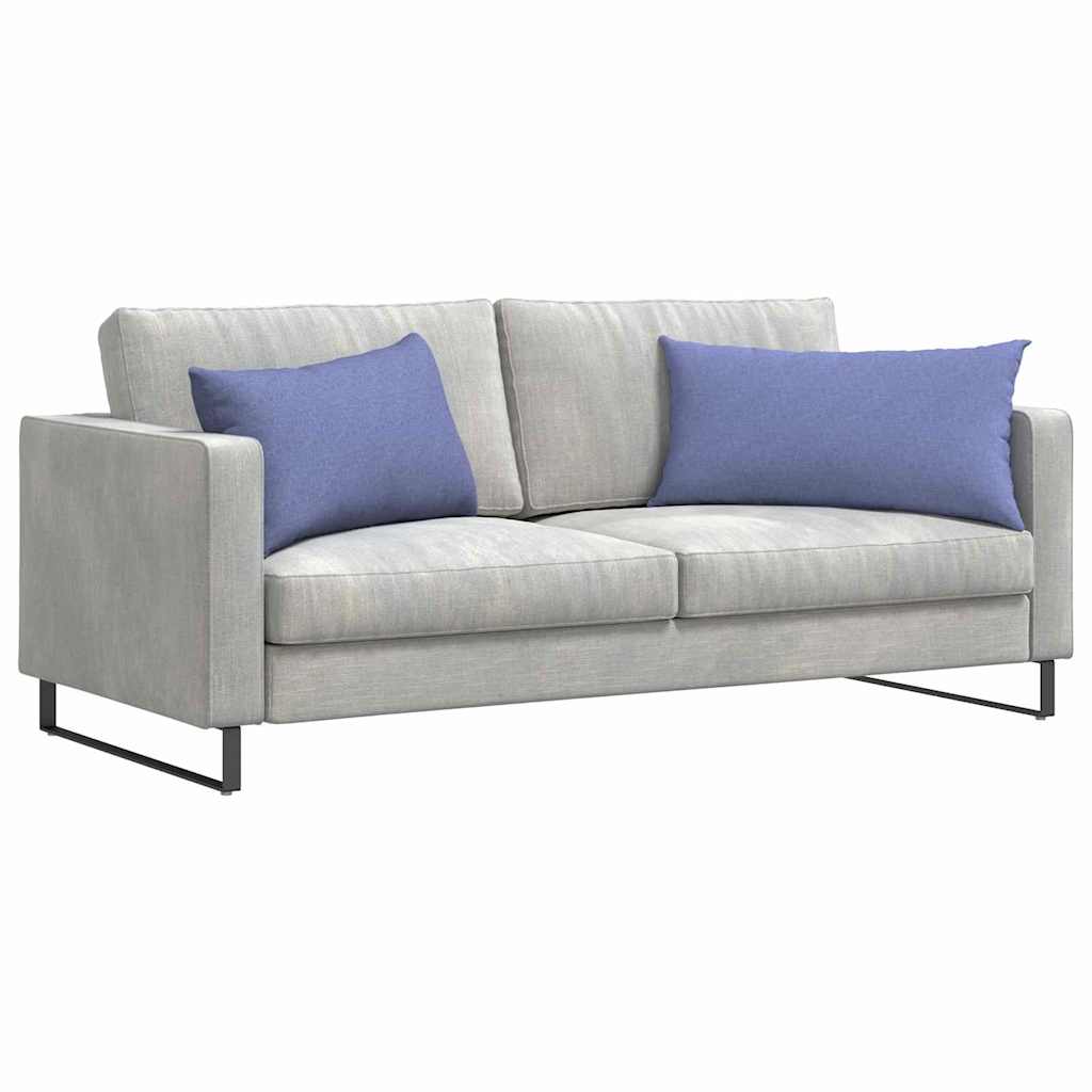 Kanapé párnák 2 pcs Farmerkék 80 x 40 cm szövet