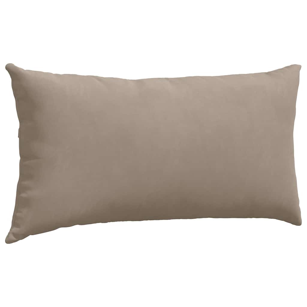 Kanapé párnák 2 pcs Tópszínű 80 x 40 cm szövet
