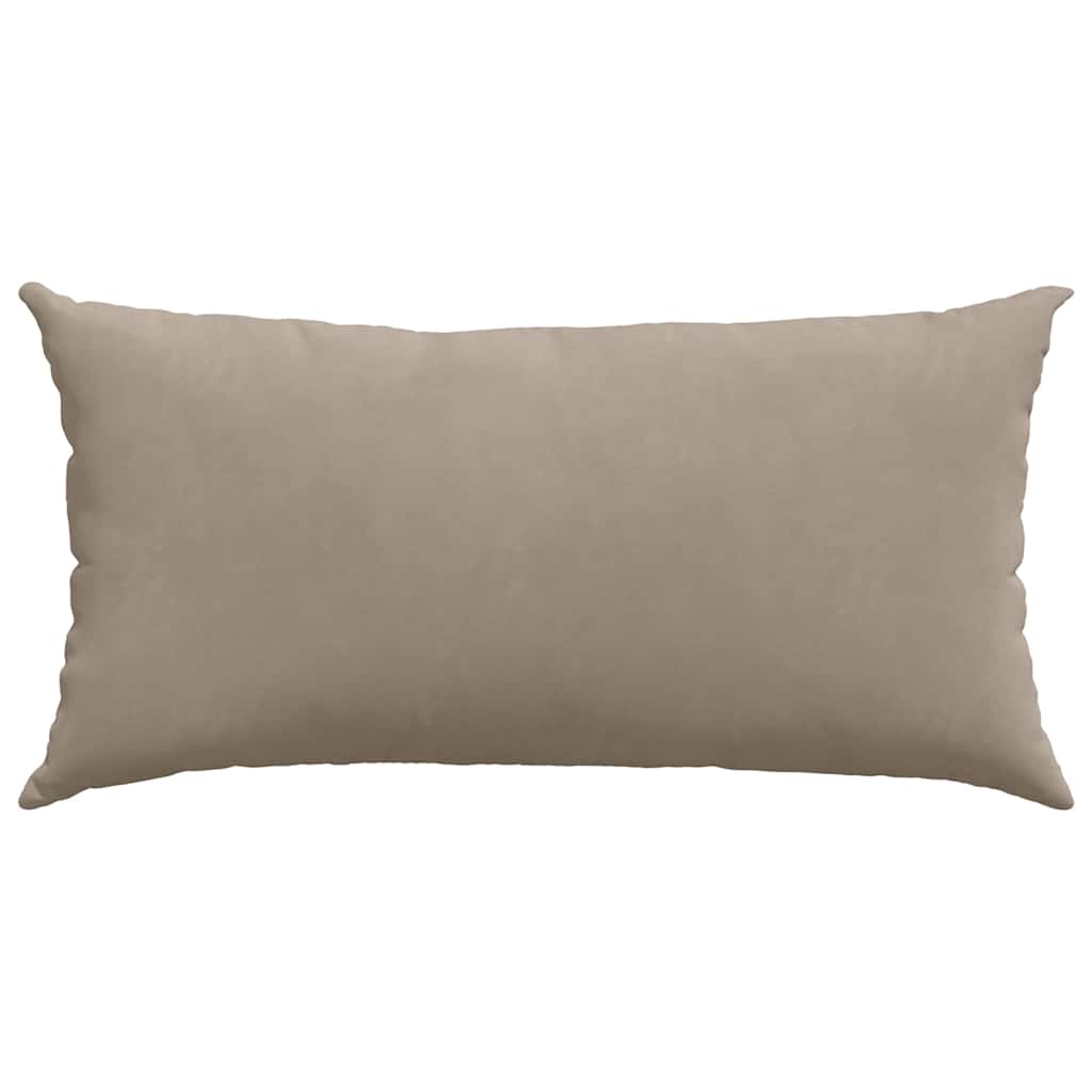 Kanapé párnák 2 pcs Tópszínű 80 x 40 cm szövet